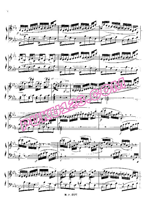 天天钢琴网-免费下载Moscheles - Impromptu in E-flat Major Op.89