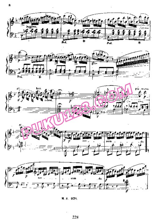 天天钢琴网-免费下载Moscheles - Fantaisie Dramatique Op.86