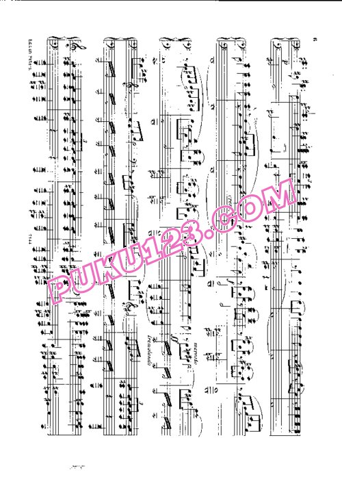 天天钢琴网-免费下载Moszkowski - Two Pieces for four hands Op.43 四手联弹