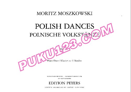 天天钢琴网-免费下载Moszkowski - Quattro Danze Polacche Op.55 - 4 Hands 四手联弹