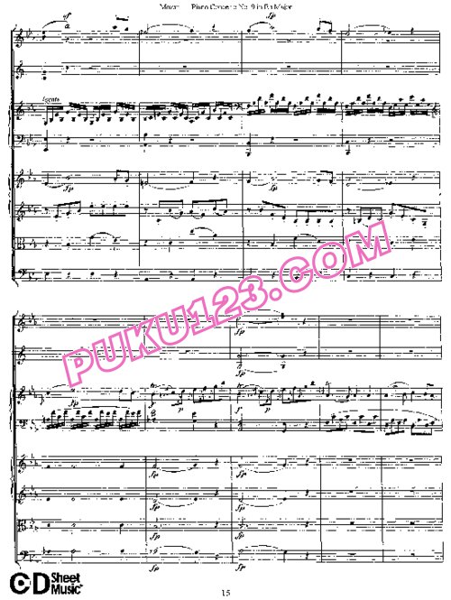 天天钢琴网-免费下载09.Mozart - Piano Concerto No.9 in Eb Major K.271 - Full Score