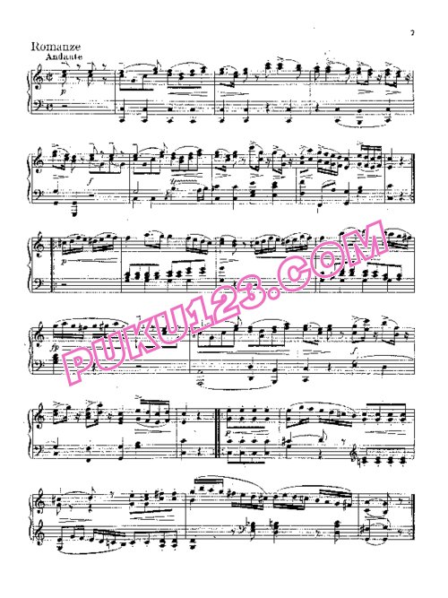 天天钢琴网-免费下载Mozart - Arrangement for Piano - Eine kleine Nachtmusik 钢琴独奏版