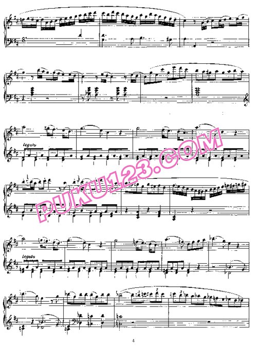 天天钢琴网-免费下载Mozart - KV 485 - Rondo D major