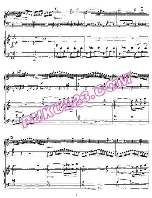 天天钢琴网-免费下载Mozart - Grieg - Piano Sonata in C Major K.545 - 2 Pianos