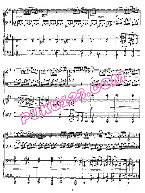 天天钢琴网-免费下载Mozart - Grieg - Piano Sonata in C Major K.545 - 2 Pianos