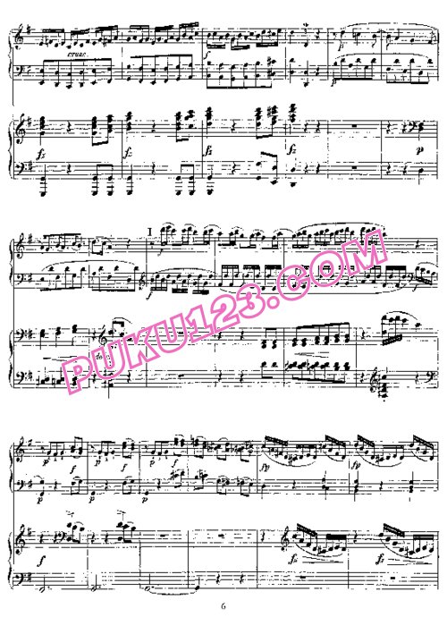 天天钢琴网-免费下载Mozart - Grieg - Piano Sonata in G Major K.283 - 2 Pianos