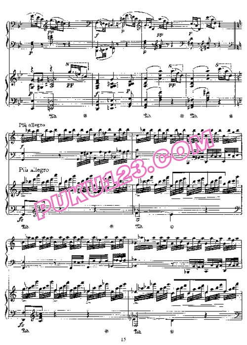 天天钢琴网-免费下载Mozart - Grieg - Piano Sonata in c Minor K.475,457 - 2 Pianos