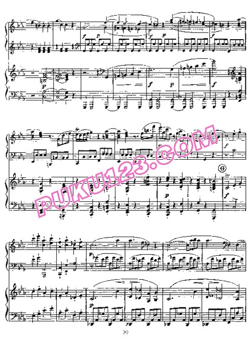 天天钢琴网-免费下载Mozart - Grieg - Piano Sonata in c Minor K.475,457 - 2 Pianos