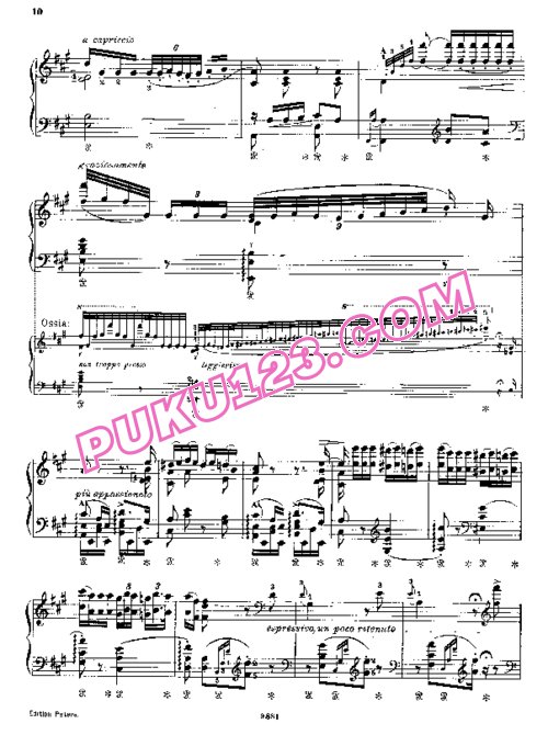 天天钢琴网-免费下载Liszt - Mozart - Réminiscences de Don Juan 李斯特改编钢琴独奏版