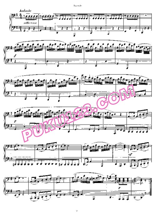 天天钢琴网-免费下载Mozart - Sonata D major K 381 - 2 Piano四手联弹
