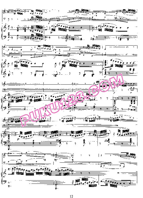 天天钢琴网-免费下载01.Mozart - Piano Trio no.1 in G Major K.496