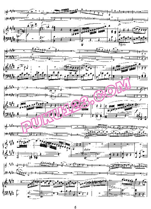 天天钢琴网-免费下载04.Mozart - Piano Trio no.4 in E Major K.542