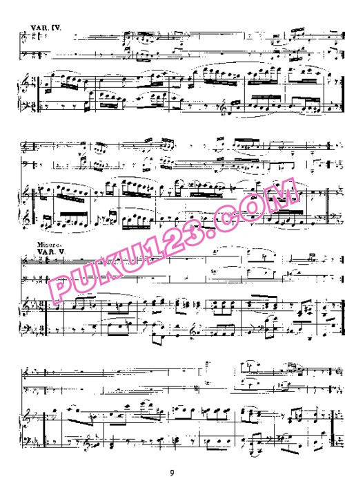 天天钢琴网-免费下载06.Mozart - Piano Trio no.6 in G Major K.564