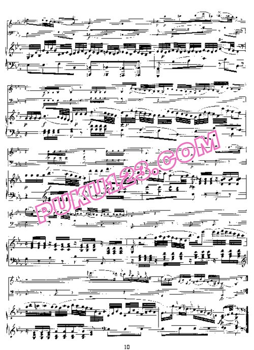 天天钢琴网-免费下载07.Mozart - Divertimento in B-flat Major for Piano Trio K.254