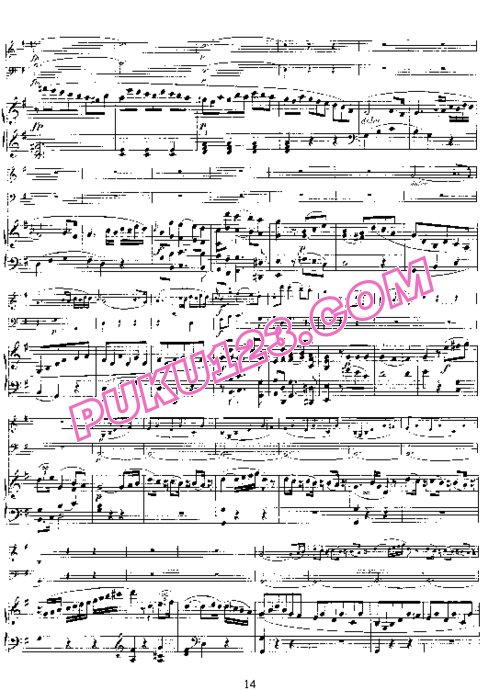 天天钢琴网-免费下载08.Mozart - 3 Piano Trio Movements in d Minor K.442