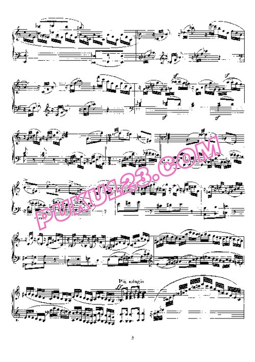 天天钢琴网-免费下载Mozart - Prelude and Fugue in C Major K.394,383a