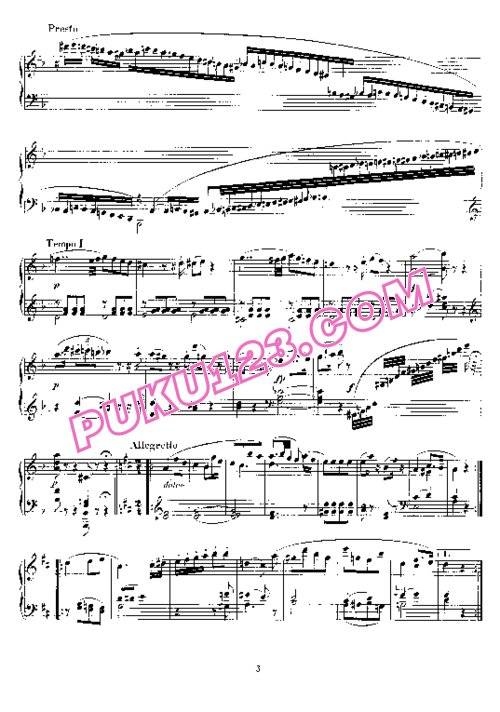 天天钢琴网-免费下载Mozart - Fantasy d minor KV.397,385g