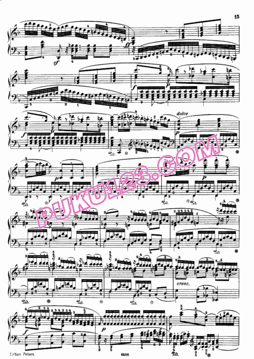 天天钢琴网-免费下载Mozart - Horn - Symphonie No.41 in C Major (Jupiter) K.551 霍恩改编钢琴独奏版