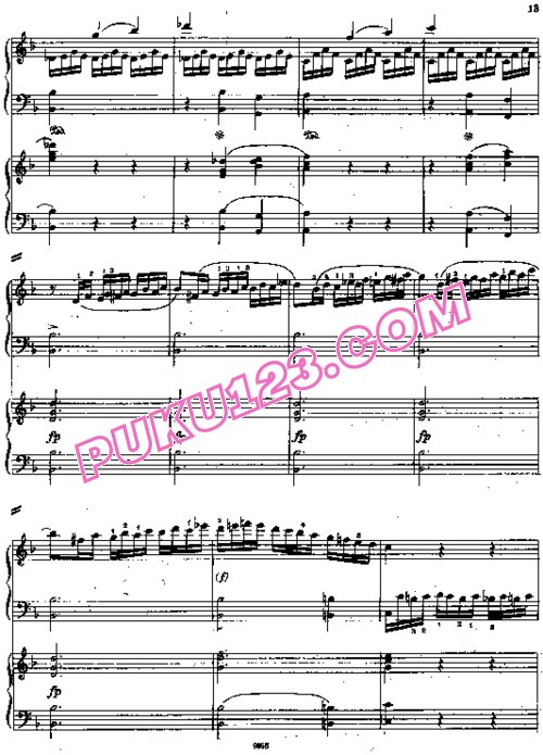 天天钢琴网-免费下载Mozart - Concerto no 11 K 413 - 2 Piano