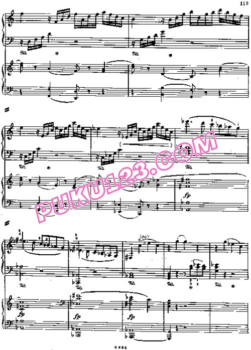 天天钢琴网-免费下载Mozart - Concerto no 13 K 415 - 2 Piano