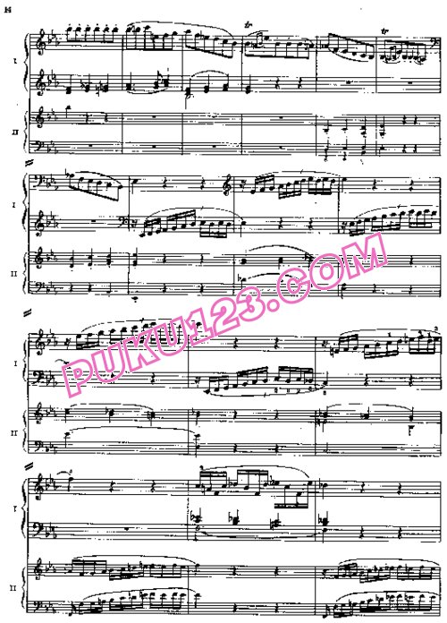 天天钢琴网-免费下载Mozart - Concerto no 14 K 449 - 2 Piano