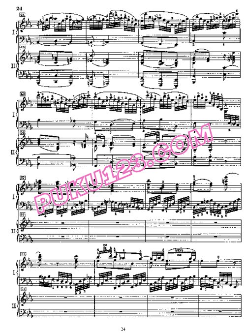天天钢琴网-免费下载Mozart - Concerto no 15 K 450 - 2 Piano
