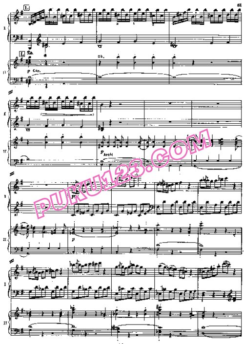 天天钢琴网-免费下载Mozart - Concerto no 17 K 453 - 2 Piano