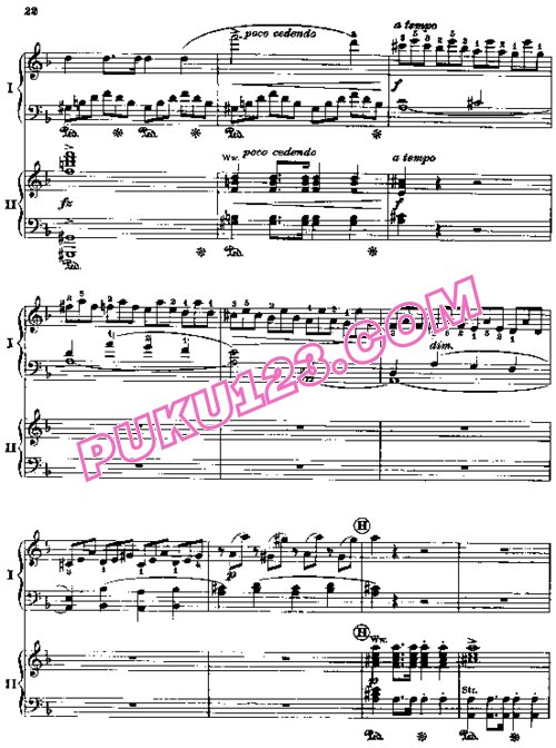 天天钢琴网-免费下载Mozart - Concerto no 19 K 459 - 2 Piano