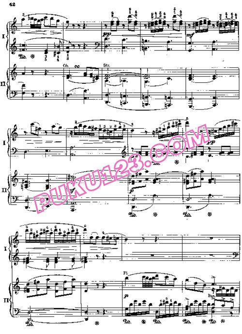 天天钢琴网-免费下载Mozart - Concerto no 19 K 459 - 2 Piano