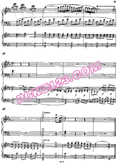 天天钢琴网-免费下载Mozart - Concerto no 6 K 238 - 2 Piano
