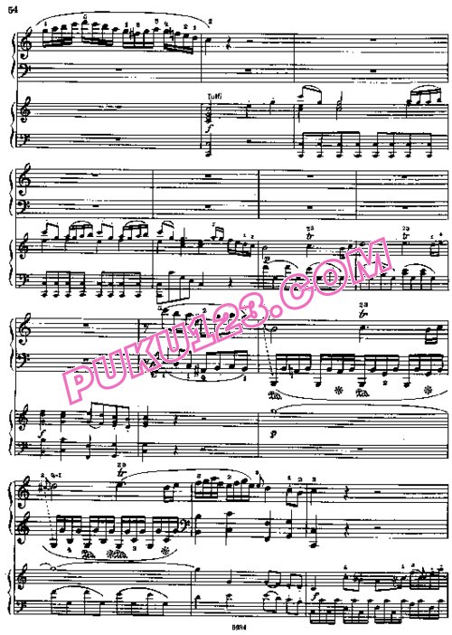 天天钢琴网-免费下载Mozart - Concerto no 8 K 246 - 2 Piano