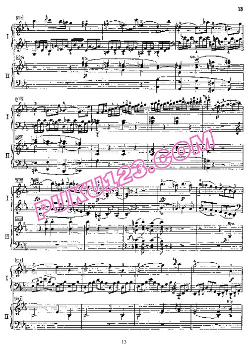 天天钢琴网-免费下载Mozart - Concerto no 9 K 271 - 2 Piano(1)