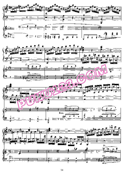 天天钢琴网-免费下载Mozart - Piano Concerto no 21 in C major K 467 - 2 Piano