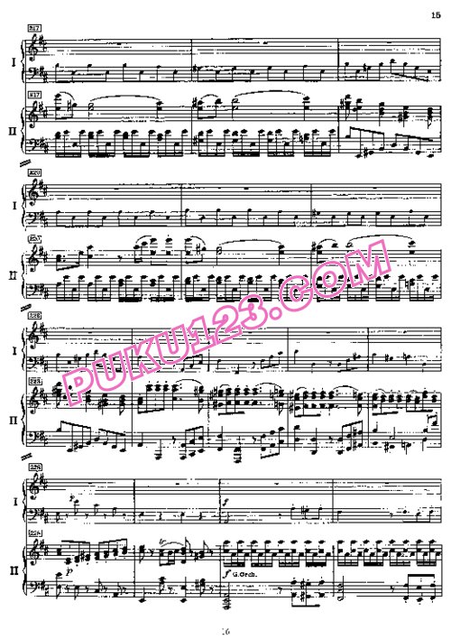 天天钢琴网-免费下载Mozart - Piano Concerto no 26 in D major K 537 - 2 Piano