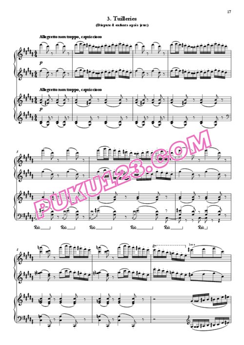天天钢琴网-免费下载Mussorgsky - Seddon - Pictures at an Exhibition for Two Pianos 双钢琴版