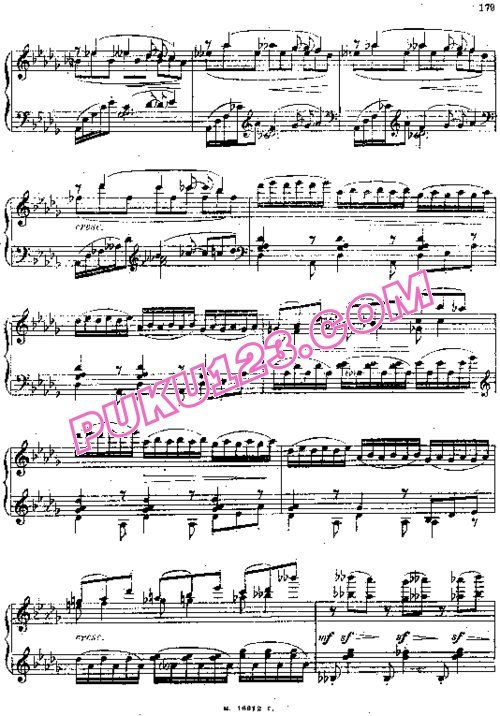 天天钢琴网-免费下载Moussorgsky - Scherzino in D-flat Major