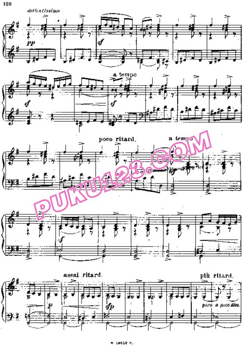 天天钢琴网-免费下载Moussorgsky - Au Village