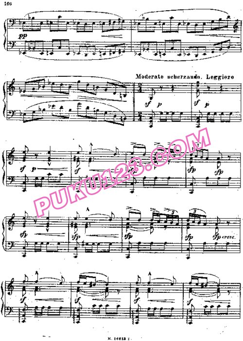 天天钢琴网-免费下载Moussorgsky - Sur La Cote D azur De La Crimee