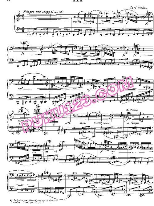 天天钢琴网-免费下载Nielsen - 3 Pieces Op.59