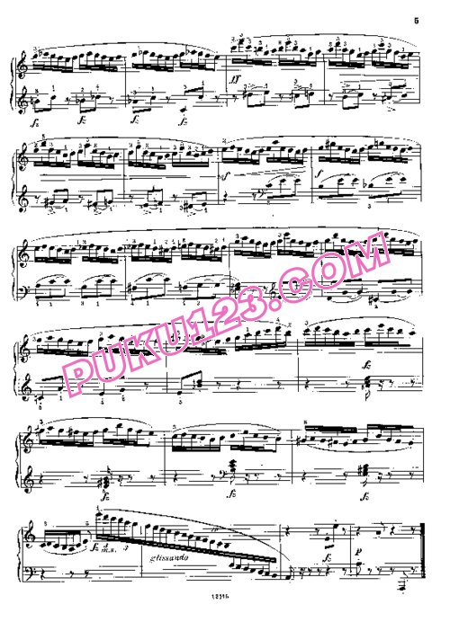 天天钢琴网-免费下载Nielsen - Humorous Bagatelles Op.11