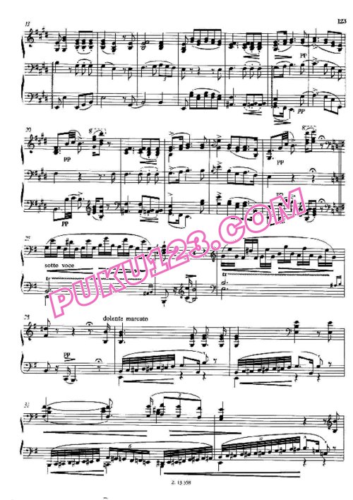 天天钢琴网-免费下载Liszt - Schubert - Der Lindenbaum S.561 李斯特改编钢琴独奏版