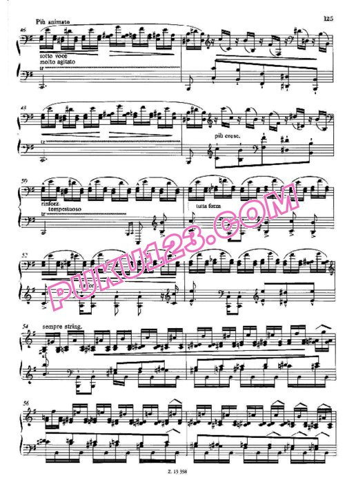 天天钢琴网-免费下载Liszt - Schubert - Der Lindenbaum S.561 李斯特改编钢琴独奏版