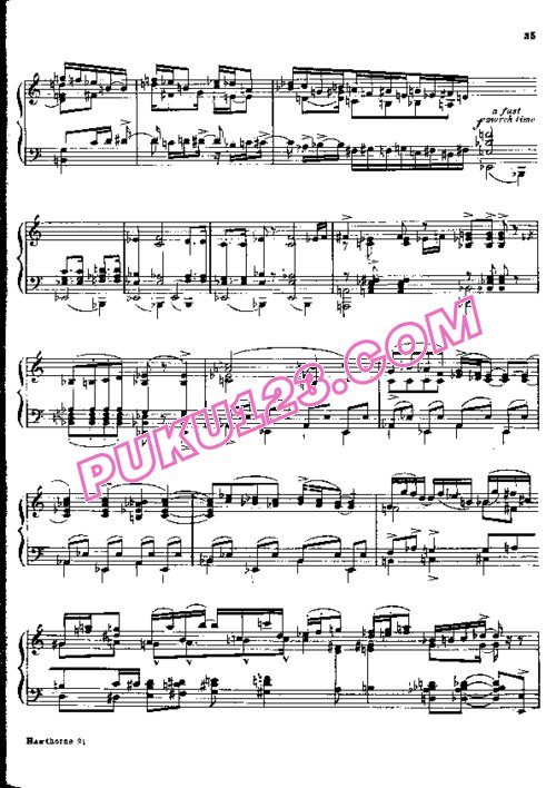 天天钢琴网-免费下载Ives - Piano Sonata No.2 Concord, Mass, 1840-1860