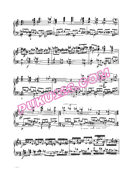 天天钢琴网-免费下载Ives - Study No.21, Some South Paw Pitching