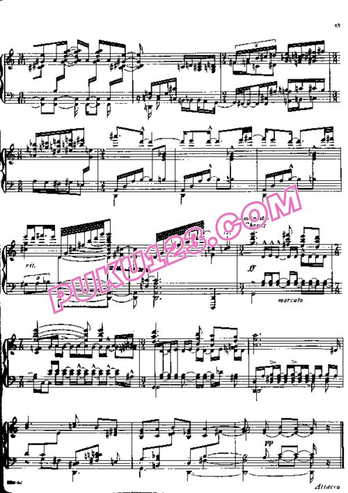 天天钢琴网-免费下载Ives - Piano Sonata No.1