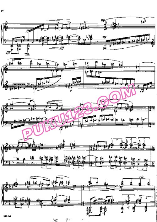 天天钢琴网-免费下载Ives - Piano Sonata No.1
