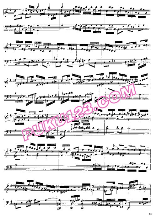 天天钢琴网-免费下载Handel - Suite No.4 in e Minor HWV 429