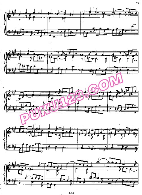 天天钢琴网-免费下载Handel - Suite No.6 in f-sharp Minor HWV 431