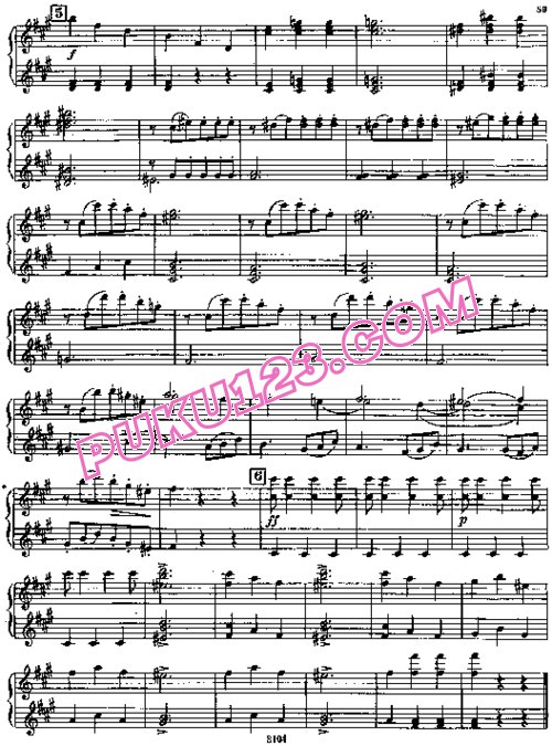 天天钢琴网-免费下载Haydn - Symphony No.45 in f Sharp Minor, Farewell - Quatre Mains 四手联弹版