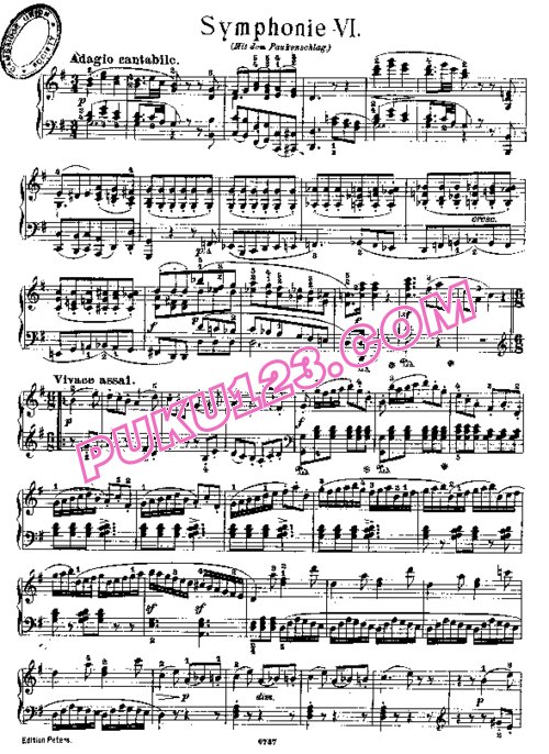 天天钢琴网-免费下载Haydn - Horn - Symphony No.94 in G Major, Surprise - Solo Piano 霍恩改编钢琴独奏版